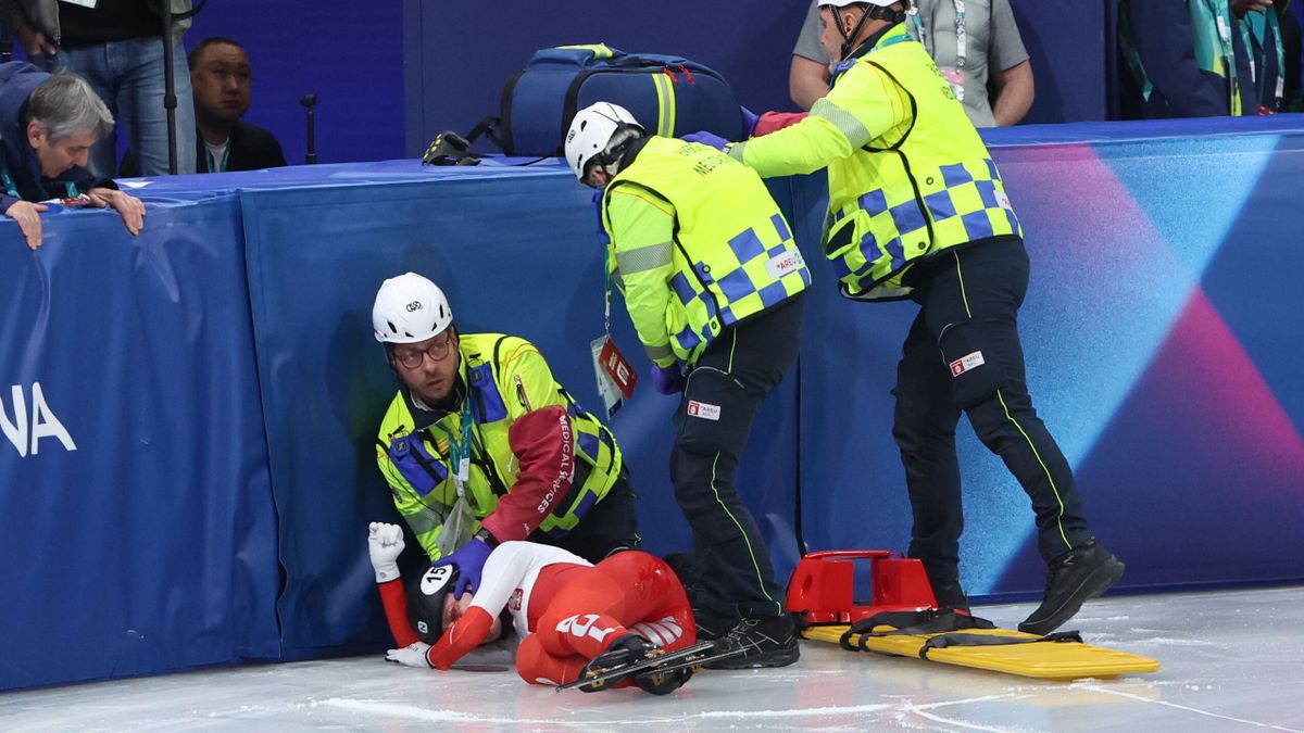 Wypadek Kamili Sellier na torze.