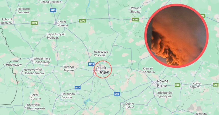 Rosja zaatakowała obiekt energetyczny w pobliżu Polski.