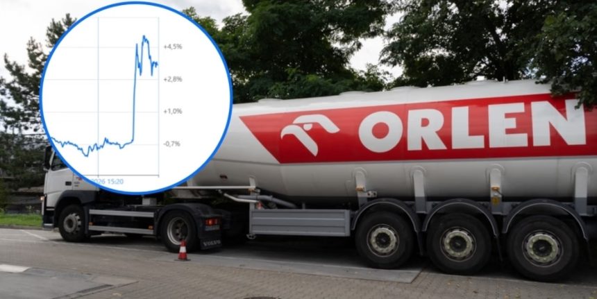 Akcje Orlenu rekordowo drogie mimo spadków