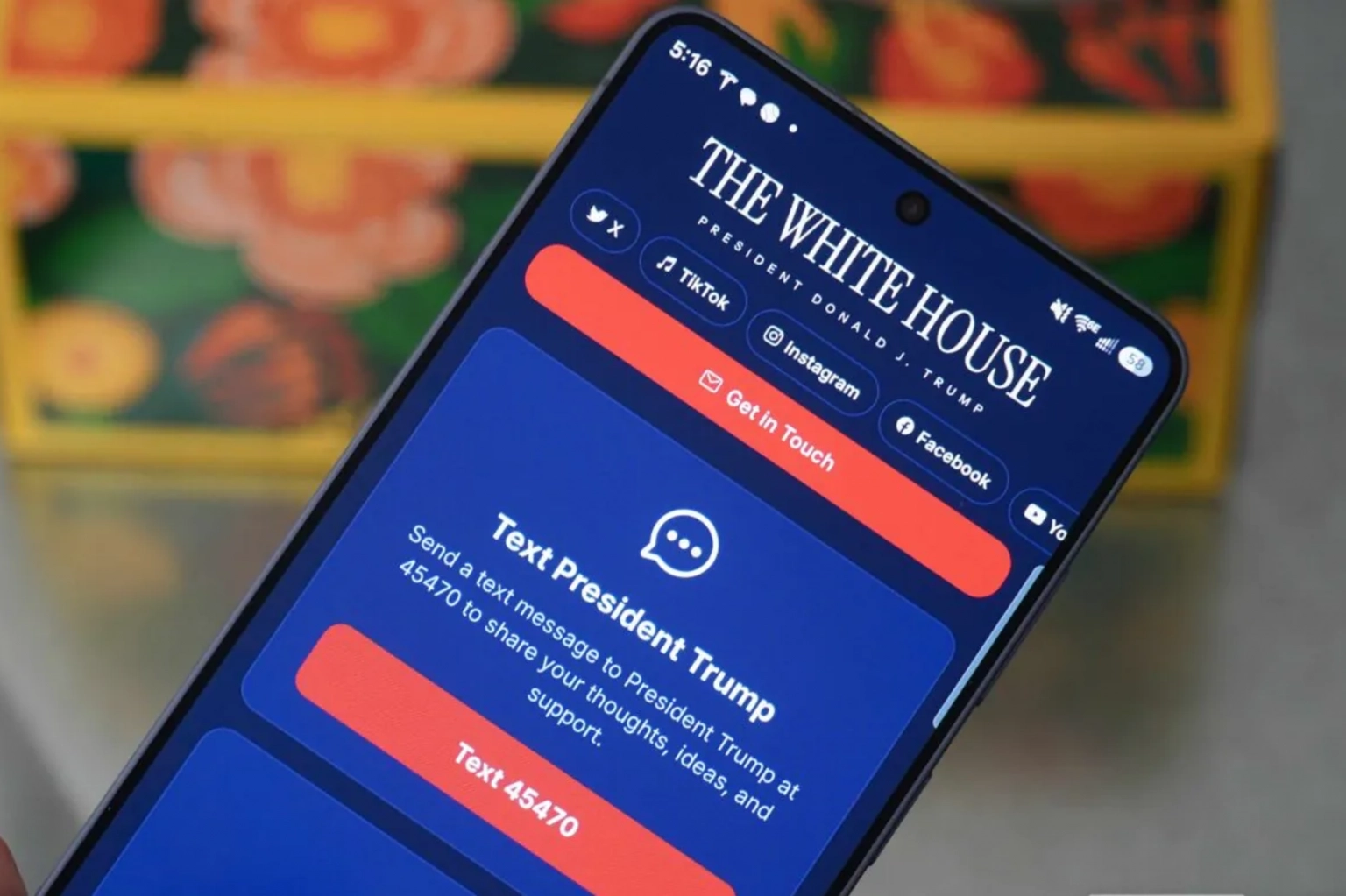 Aplikacja Białego Domu