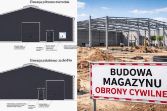 Budowa magazynu obrony cywilnej w Bytowie